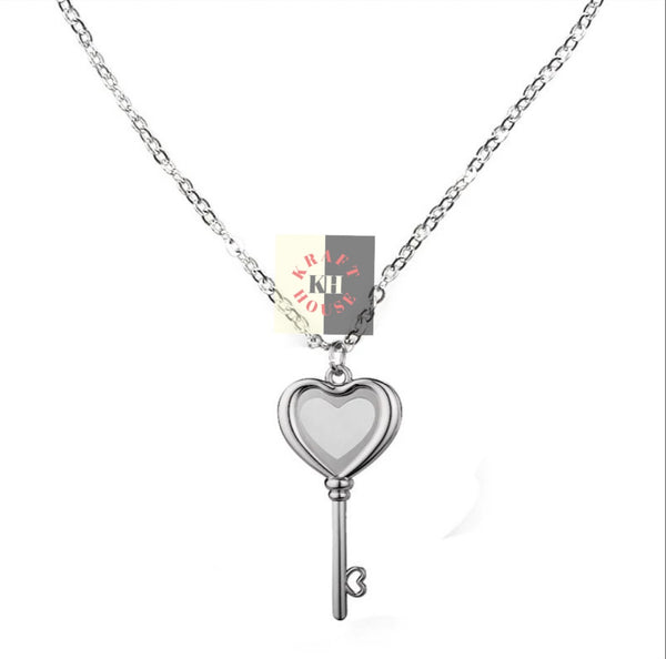 Heart Key Necklace