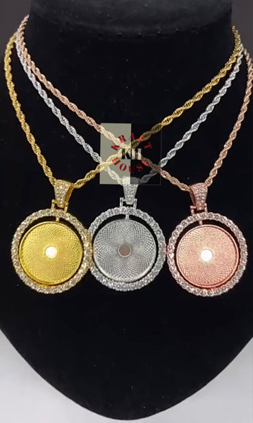 Double Sided Rotating Necklace