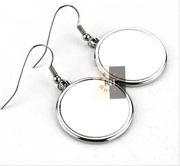 Round Sublimation Earrings (1 inch)